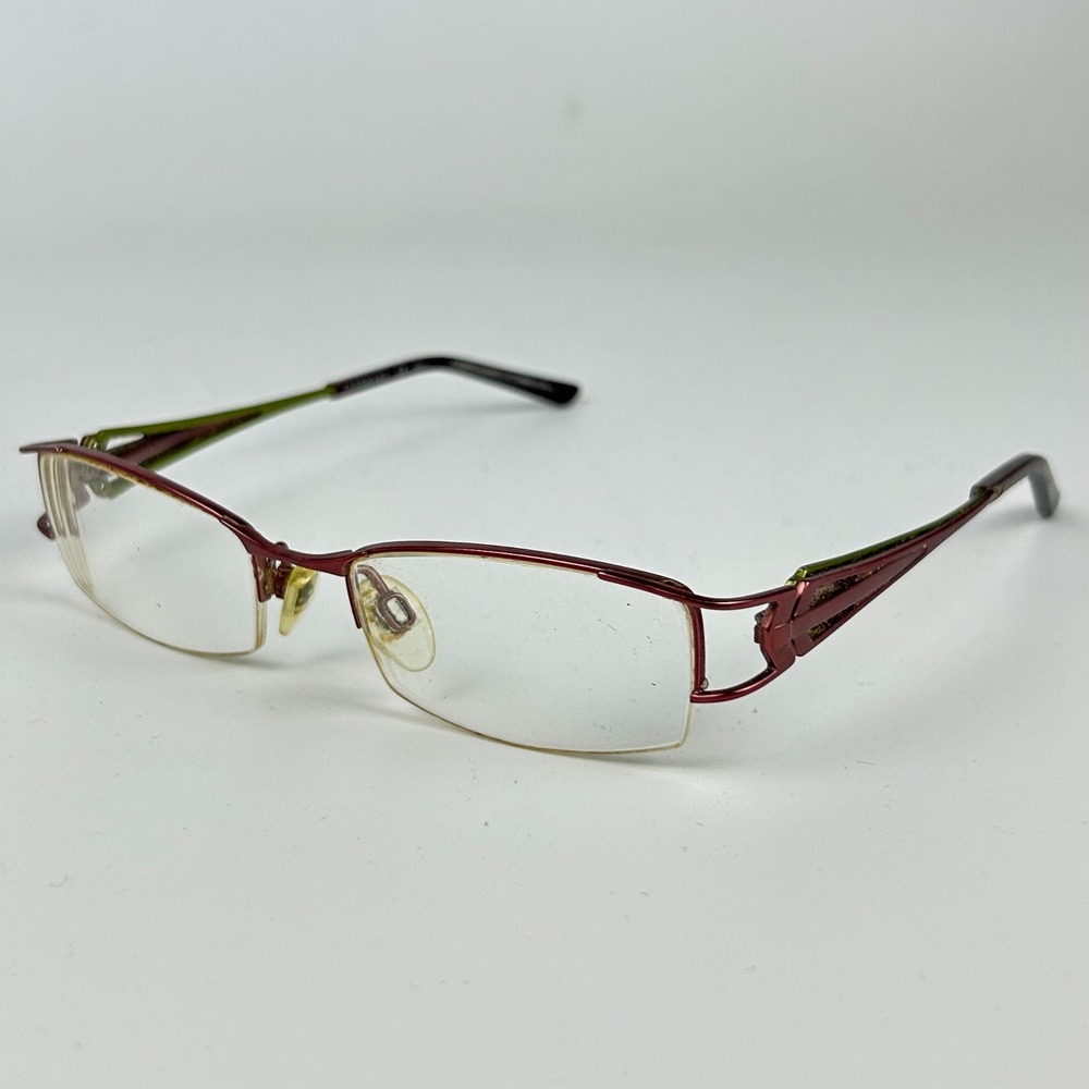 Charmant CH 10883 Unisex Eyeglasses Frame Multi Pure Titanium Half Rim 50-18-135